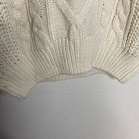 HUNTING HORN Ramie/Cotton Knitted Pullover Sweater Size L - Picture 4 of 9